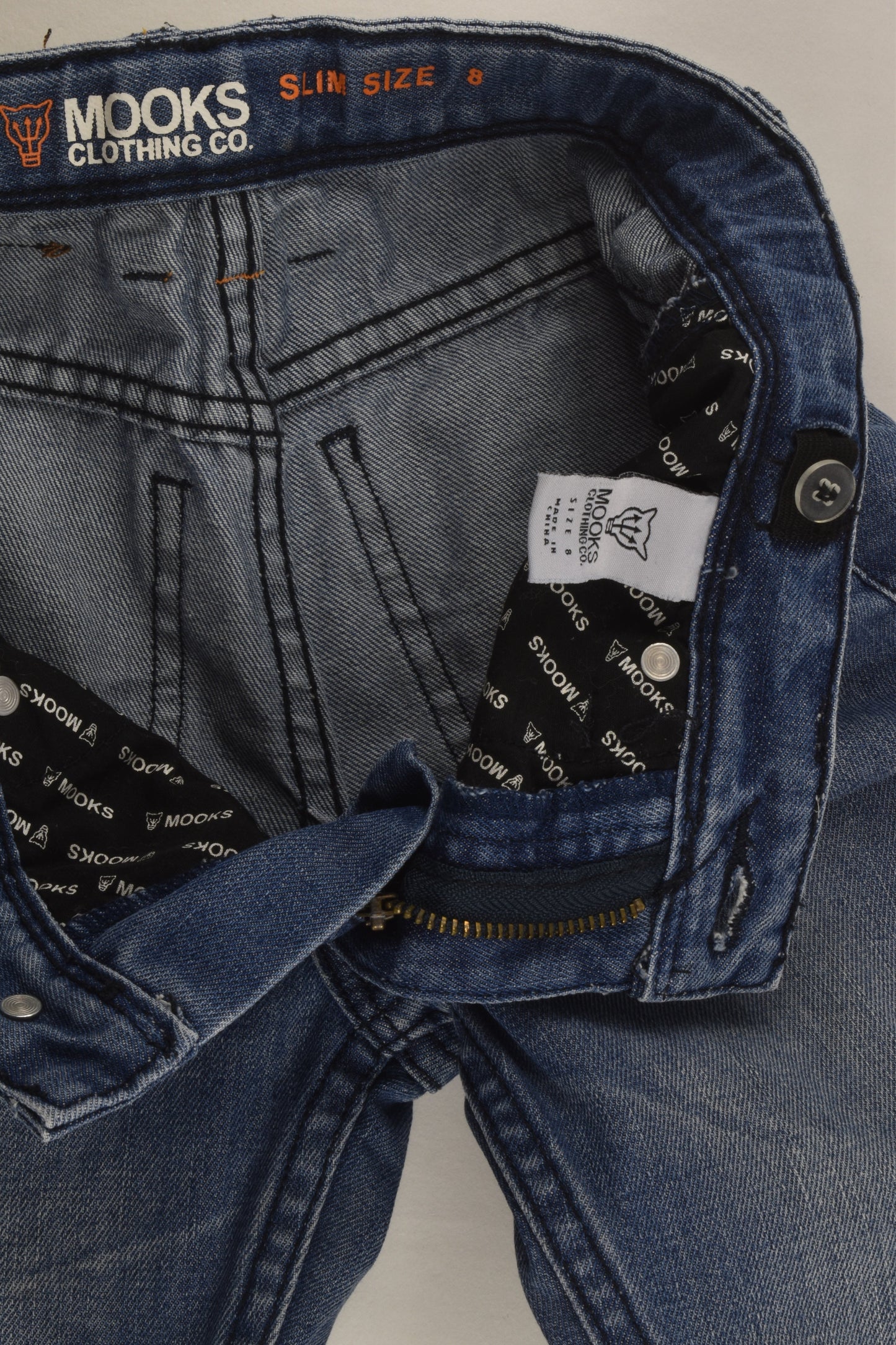 Mooks Size 8 Denim Pants