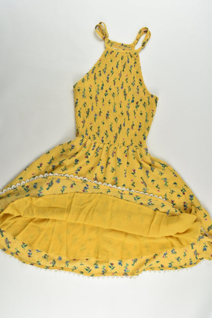 Mooloola Size 8 Mustard Floral Dress