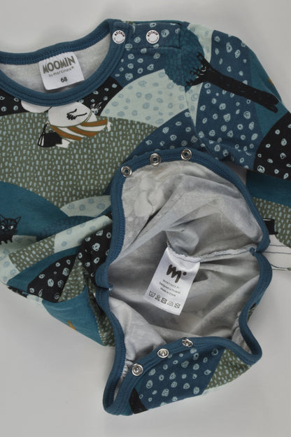 Moomin by Martinex Size 00 (68 cm) Bodysuit