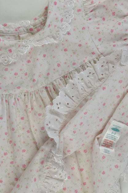 Mothercare Size 0 (6-9 months) Vintage Floral Dress