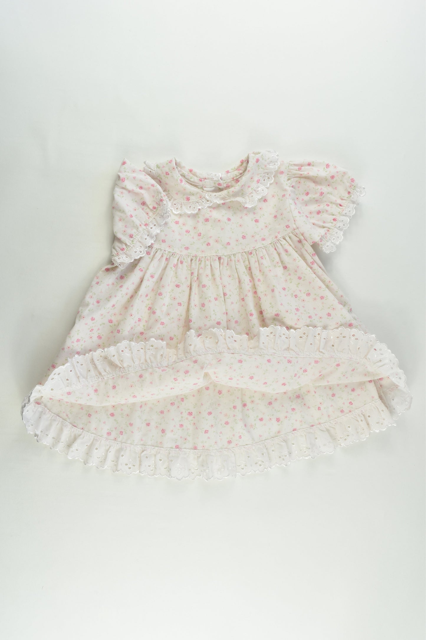 Mothercare Size 0 (6-9 months) Vintage Floral Dress