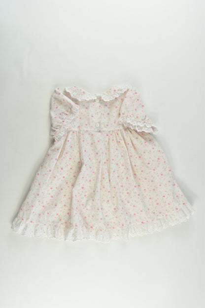 Mothercare Size 0 (6-9 months) Vintage Floral Dress