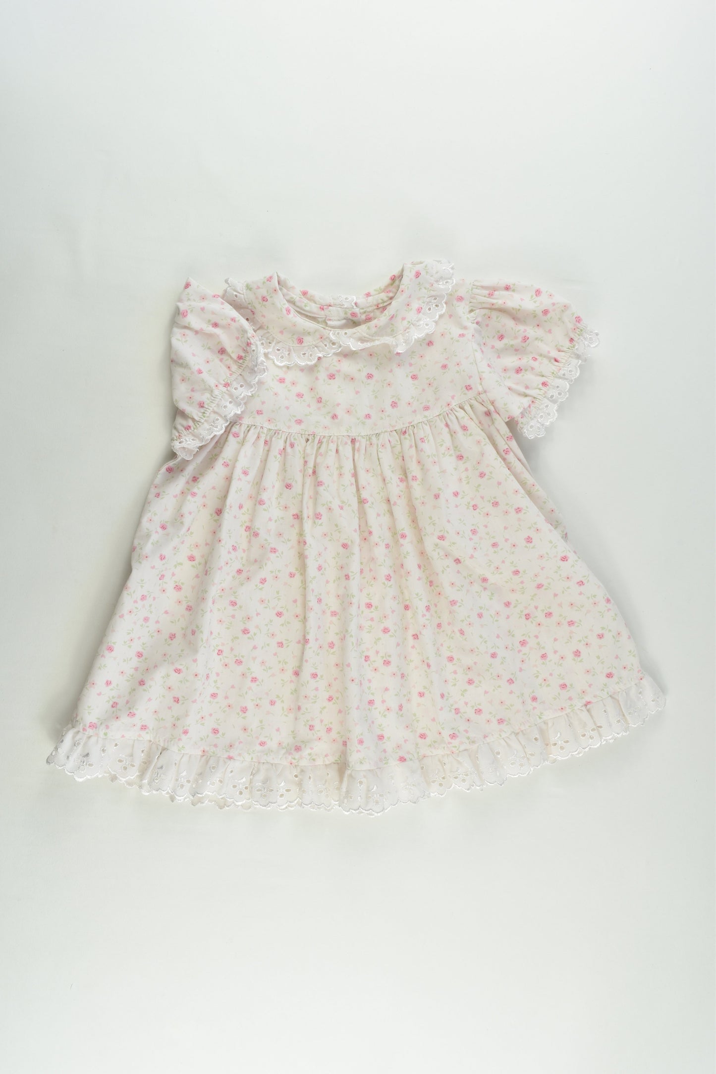 Mothercare Size 0 (6-9 months) Vintage Floral Dress