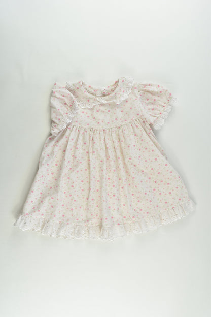 Mothercare Size 0 (6-9 months) Vintage Floral Dress