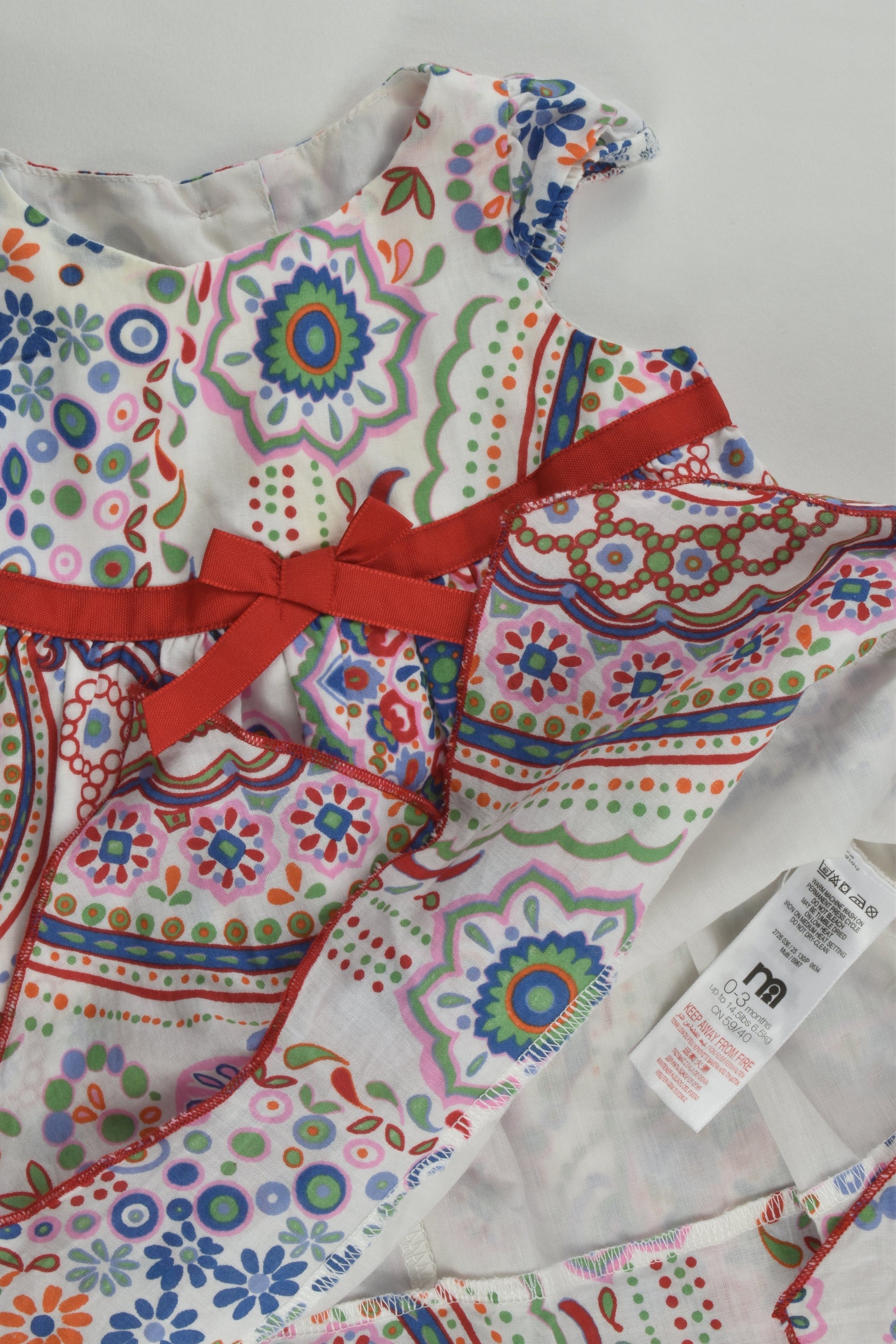 Mothercare Size 000 (0-3 months) Lined Dress