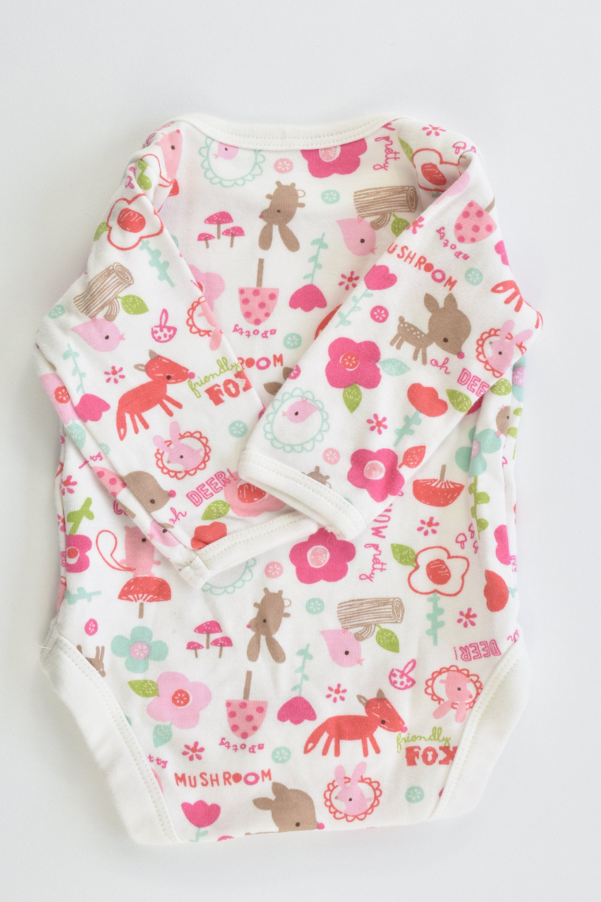 Mothercare Size 0000 (New Baby: Up to 4.5 kg) Forest Bodysuit