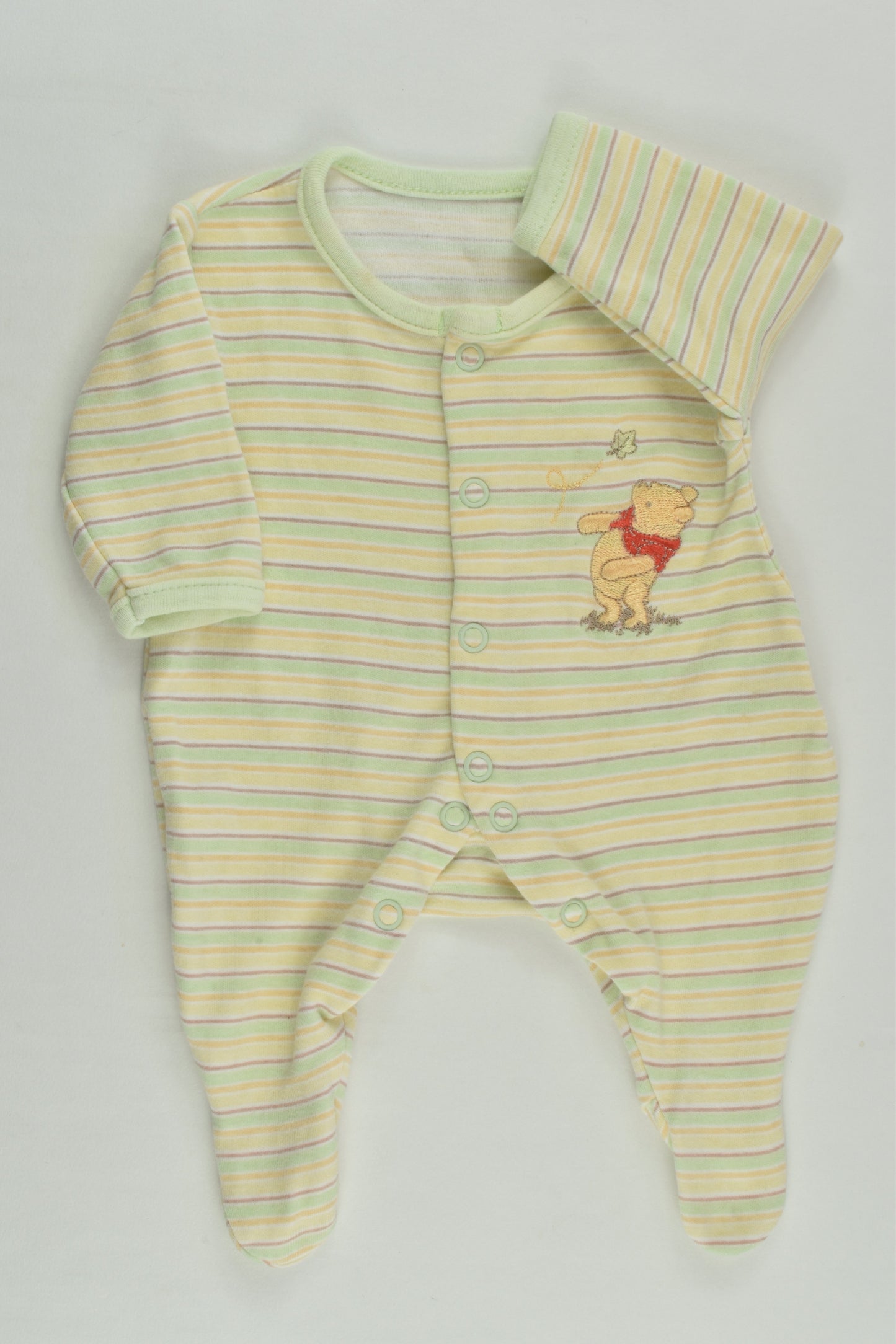 Mothercare Size 00000 (Early baby) Winni The Pooh Footed Romper