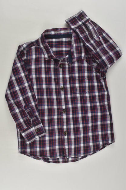 Mothercare Size 1 (12-18 months) Checked Shirt