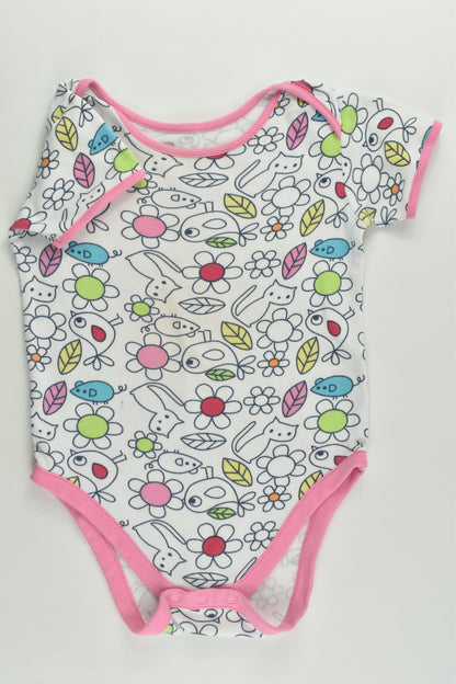 Mothercare Size 2 (18-24 months, up to 92 cm) Birds and Other Animals Bodysuit