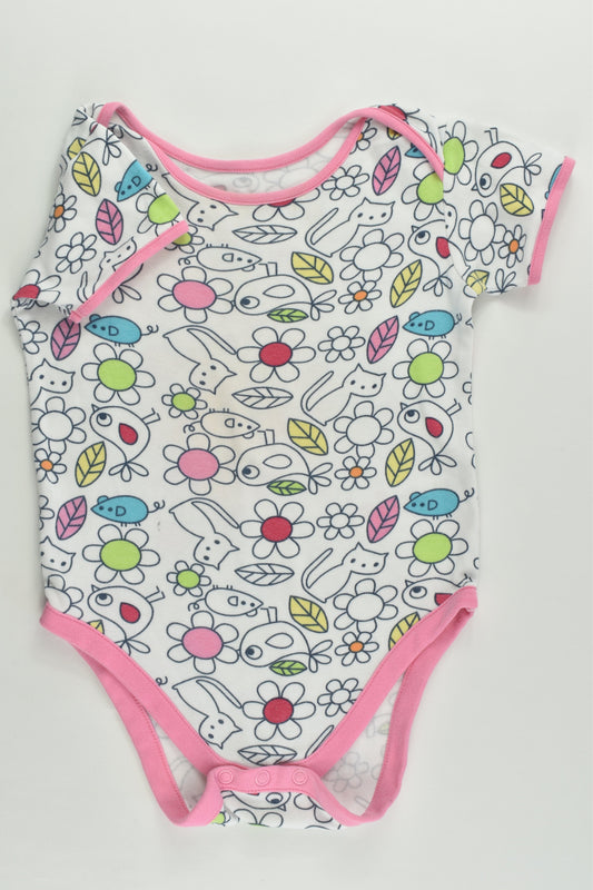 Mothercare Size 2 (18-24 months, up to 92 cm) Birds and Other Animals Bodysuit