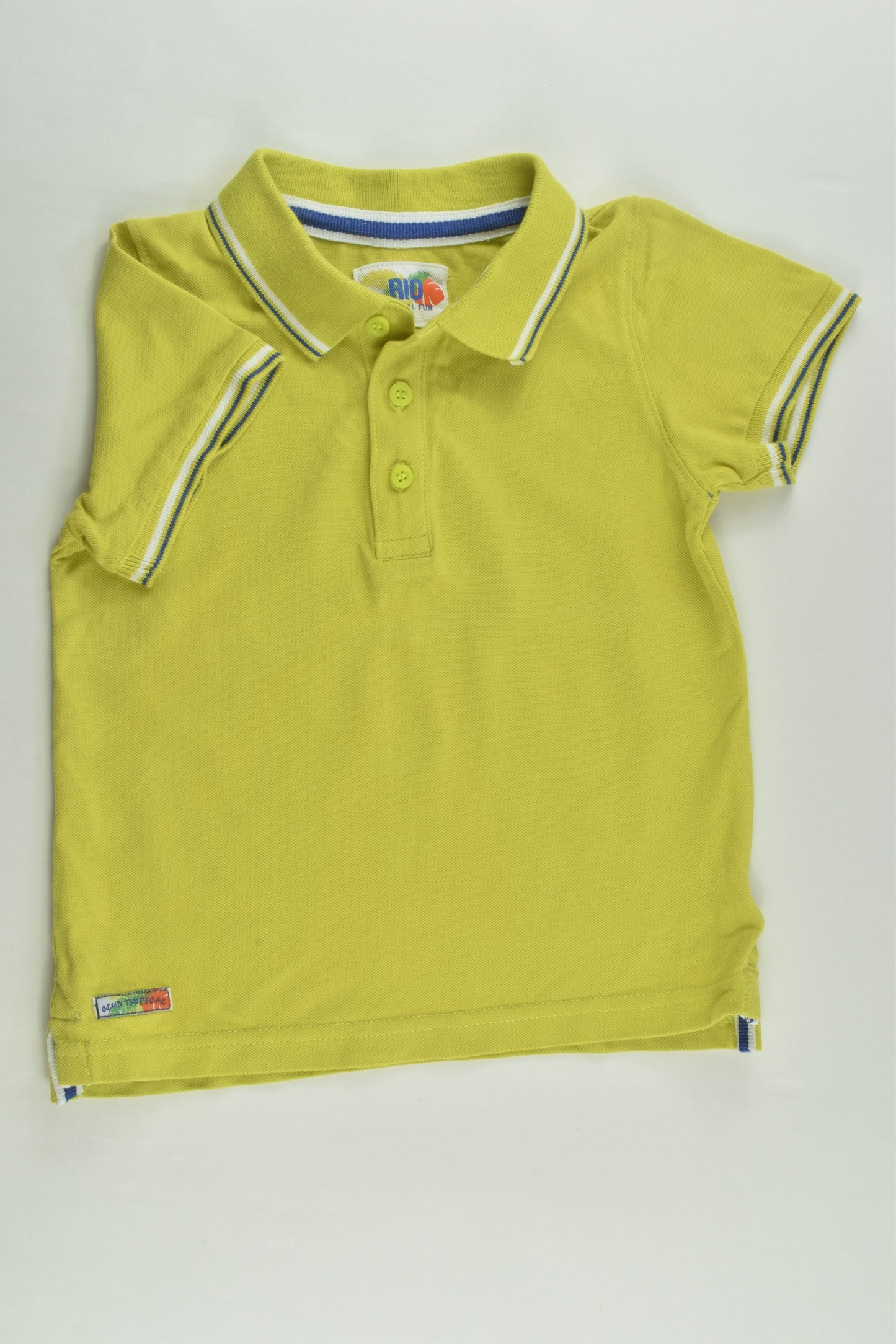 Mothercare Size 2-3 (98 cm) 'Club Tropical' Polo Shirt