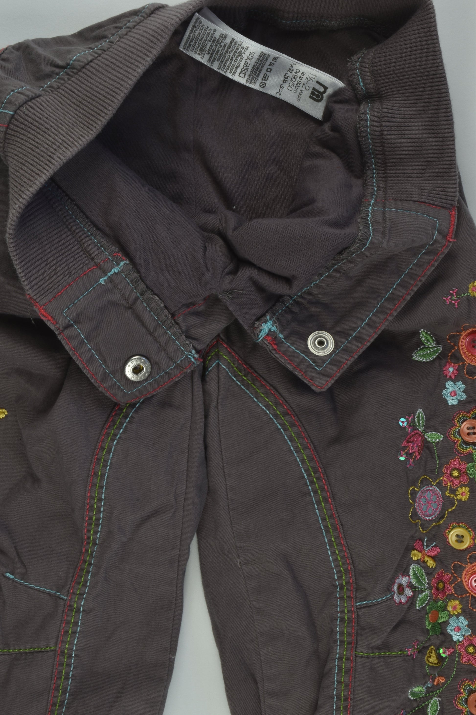Mothercare Size 2 Lined Embroidery Pants
