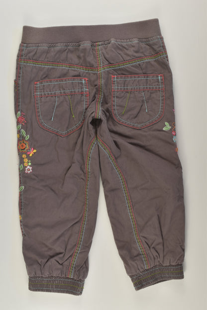 Mothercare Size 2 Lined Embroidery Pants