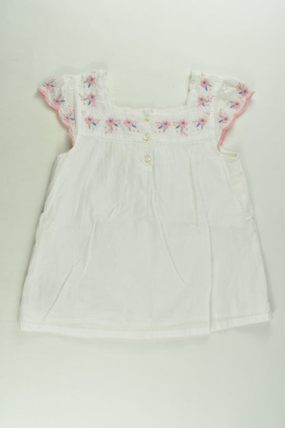 Mothercare Size 6-7 Lined Blouse