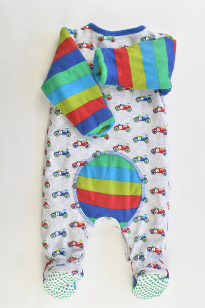 Mothercare Size New Baby (Up to 4.5 kg) Padded Rainbow Romper
