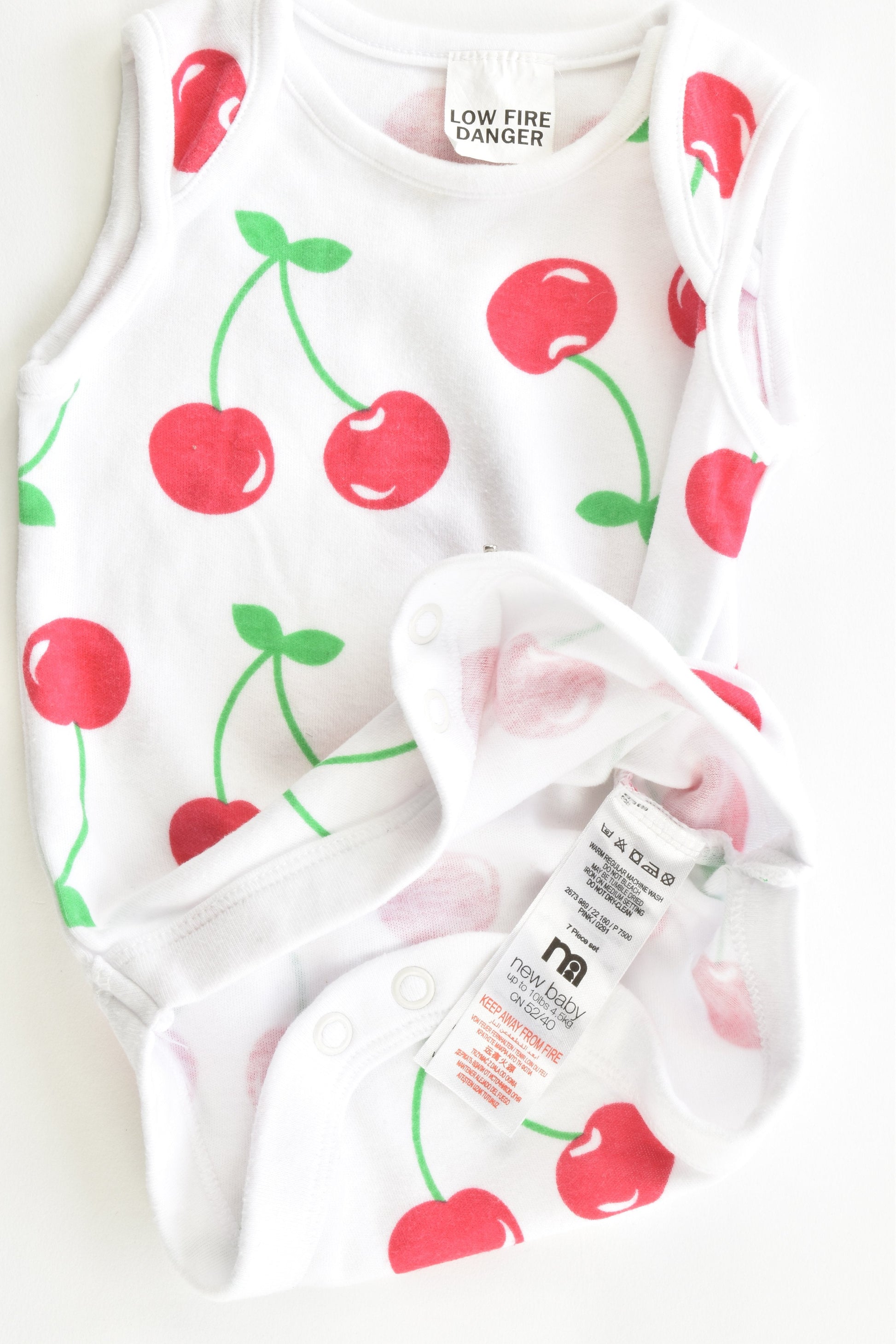 Mothercare Size New baby: up to 4.5 kg Cherry Bodysuit
