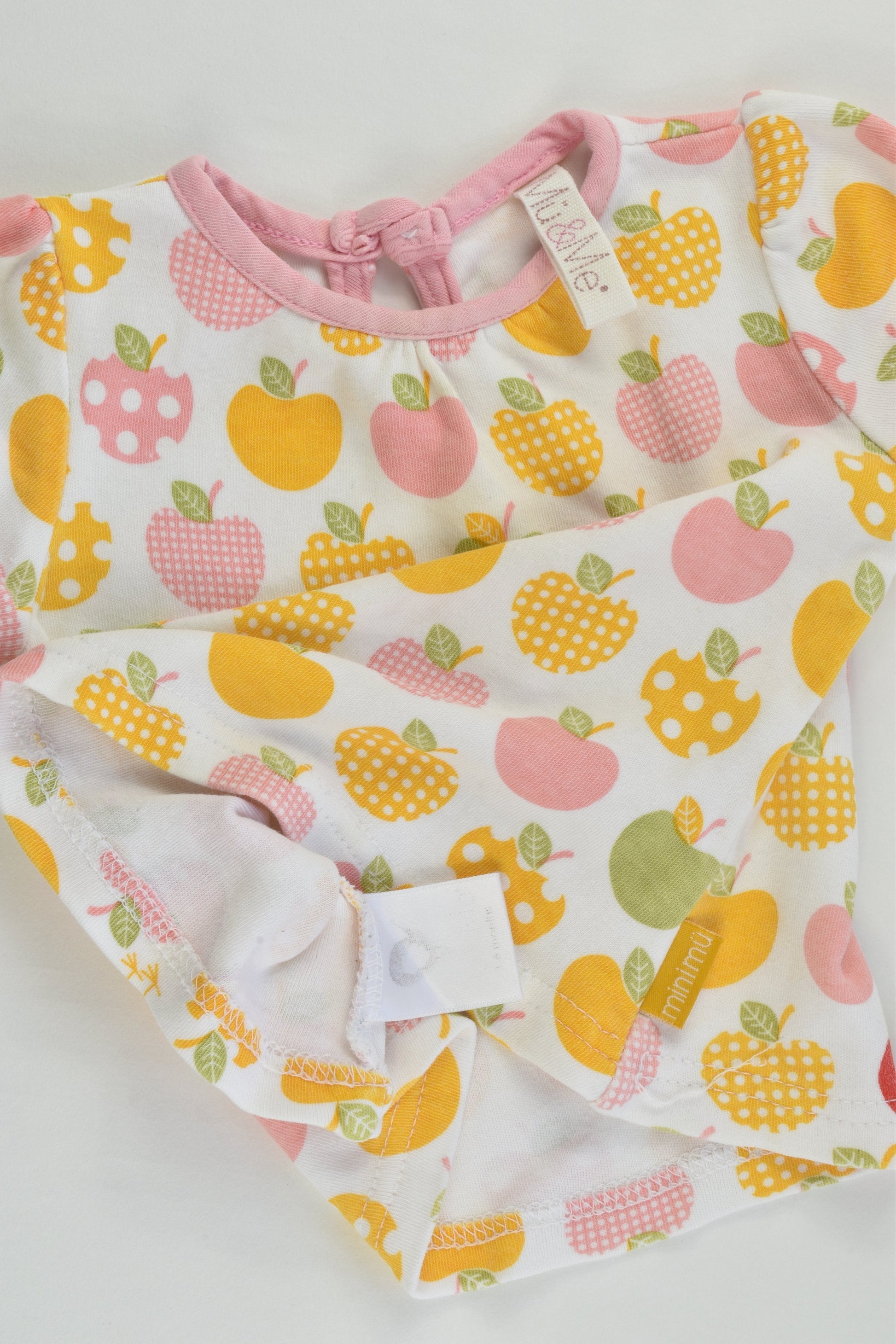 Mü & Me Size 00 (3-6 months) Apples T-shirt