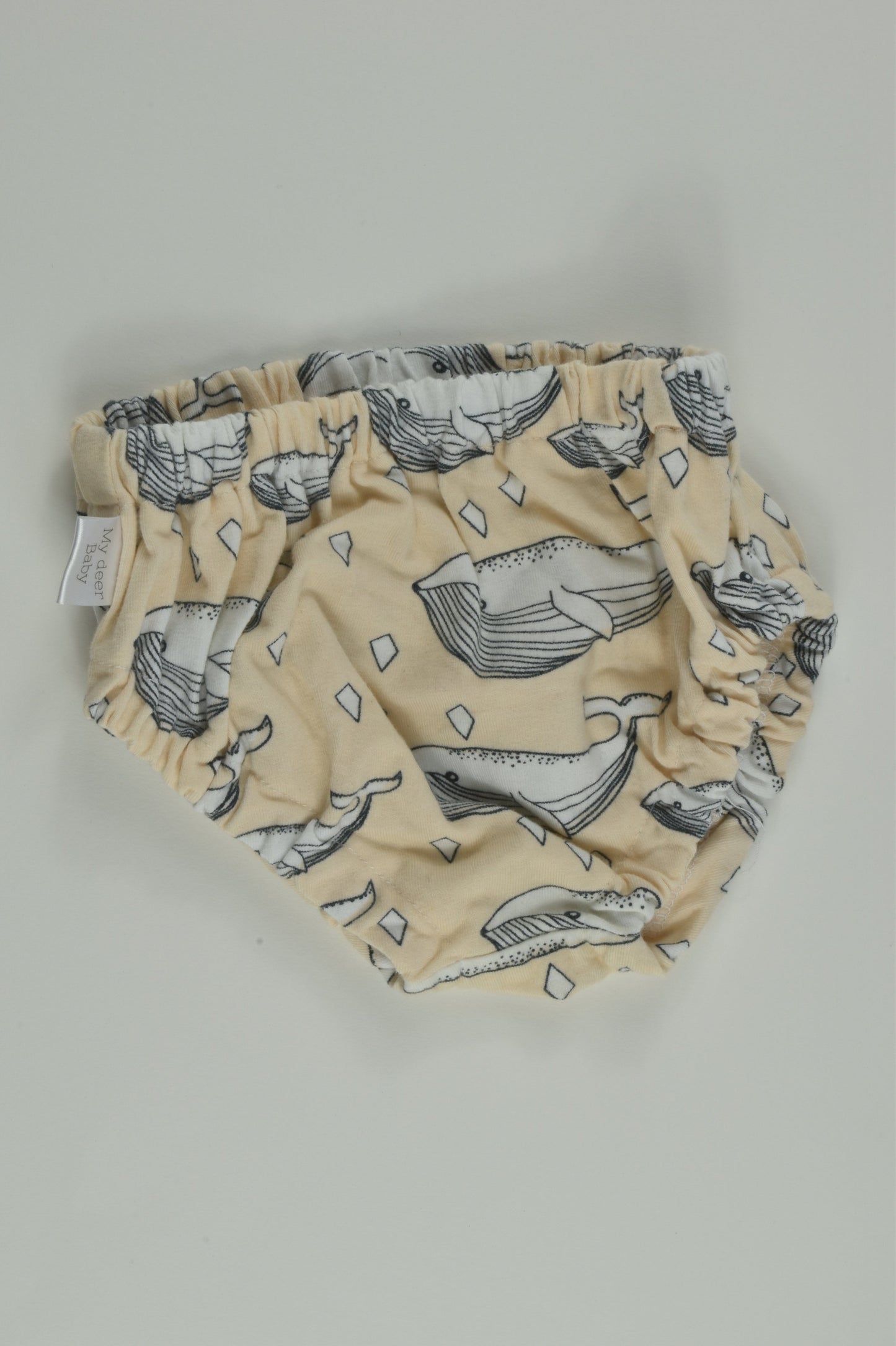 My Deer Baby Size 000 Whale Nappy Cover