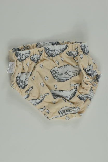My Deer Baby Size 000 Whale Nappy Cover