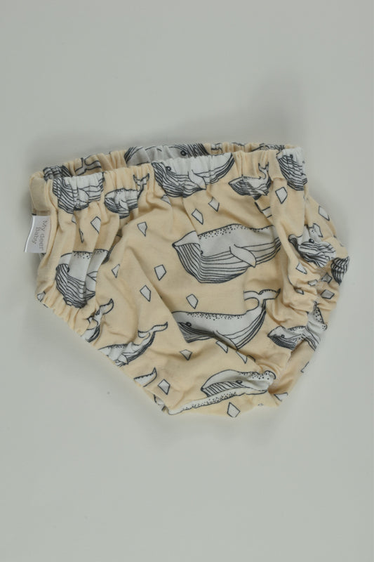 My Deer Baby Size 000 Whale Nappy Cover