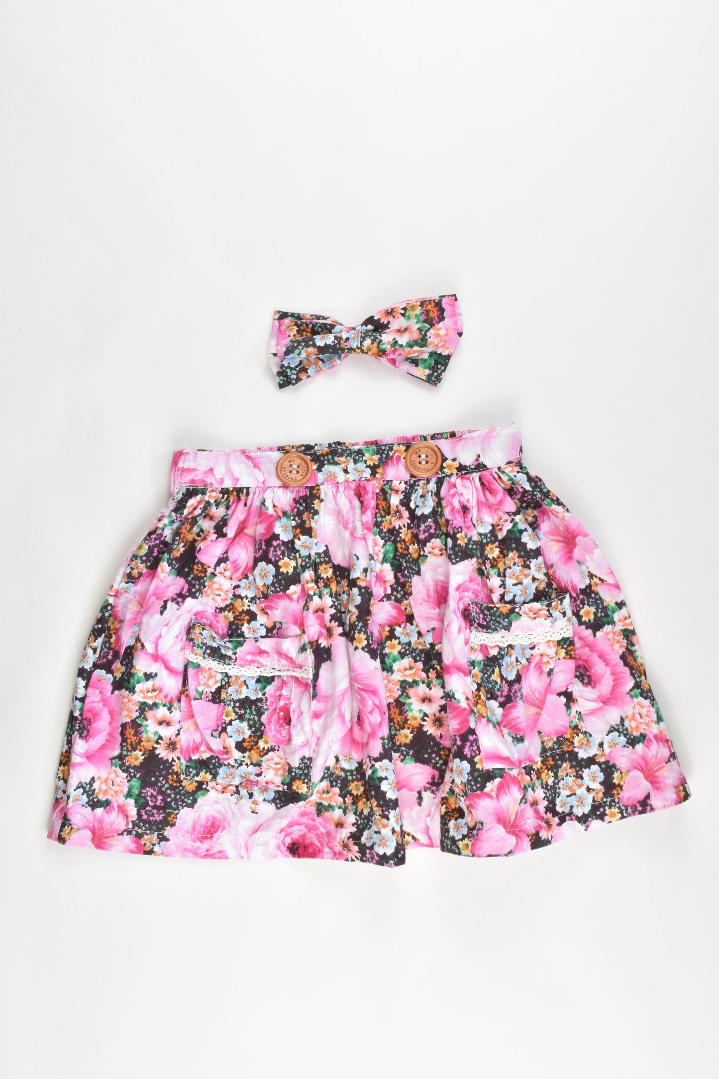 My Little Threads Size 4 Skirt and matching Bow