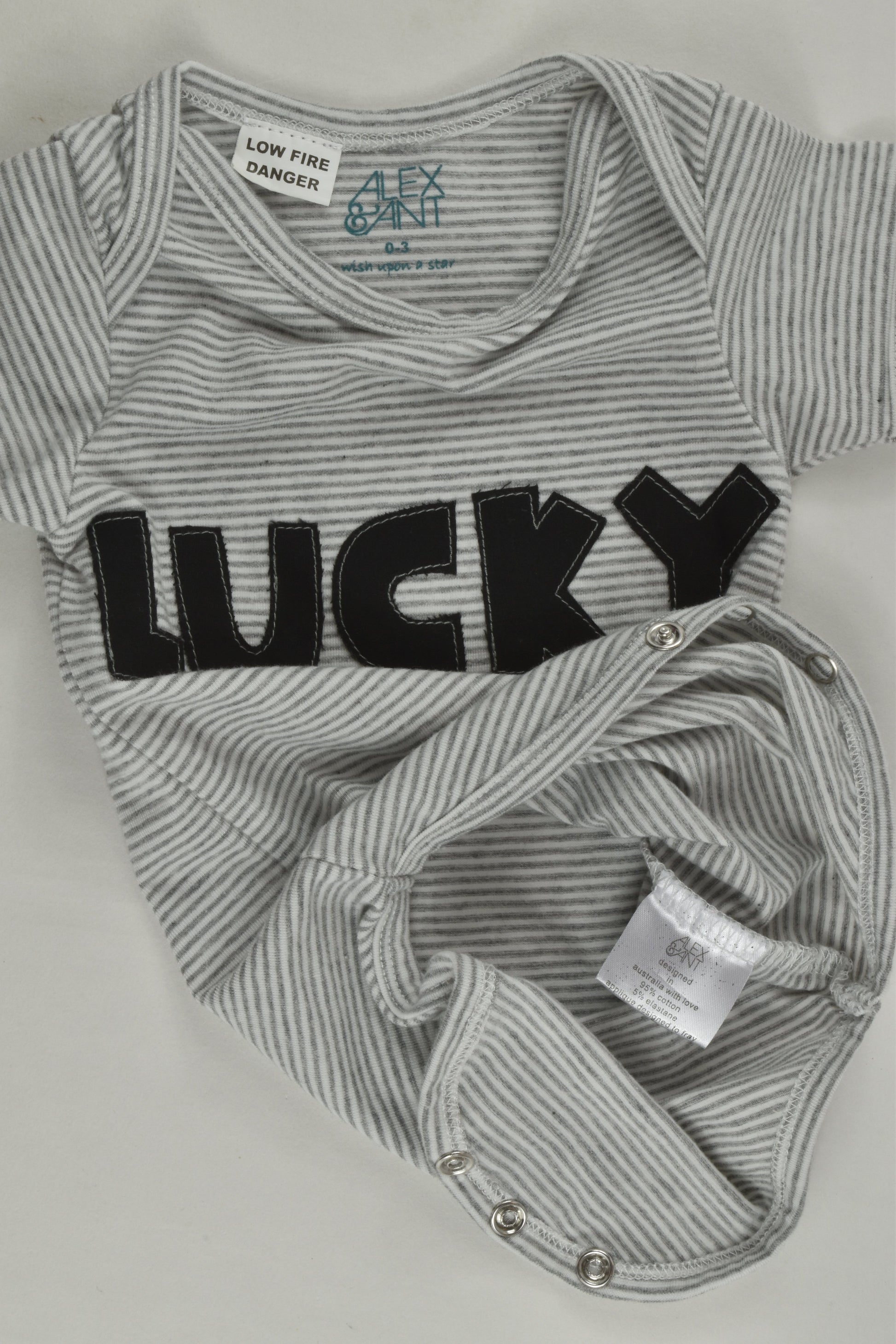 NEW Alex & Ant Size 000 'Lucky' Bodysuit