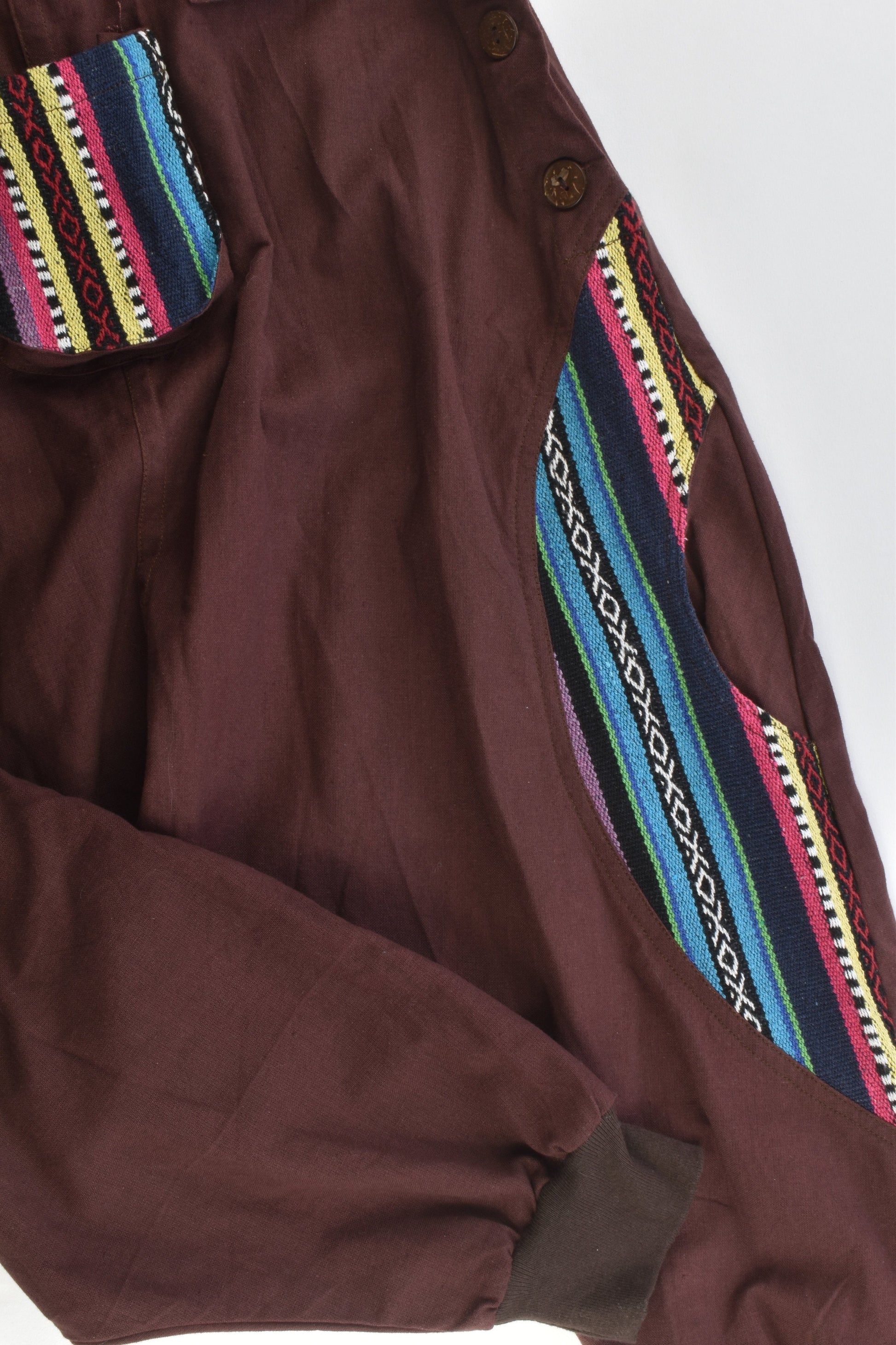NEW Anjel Ms Size approx 4-6 Baggy Nepal Overalls