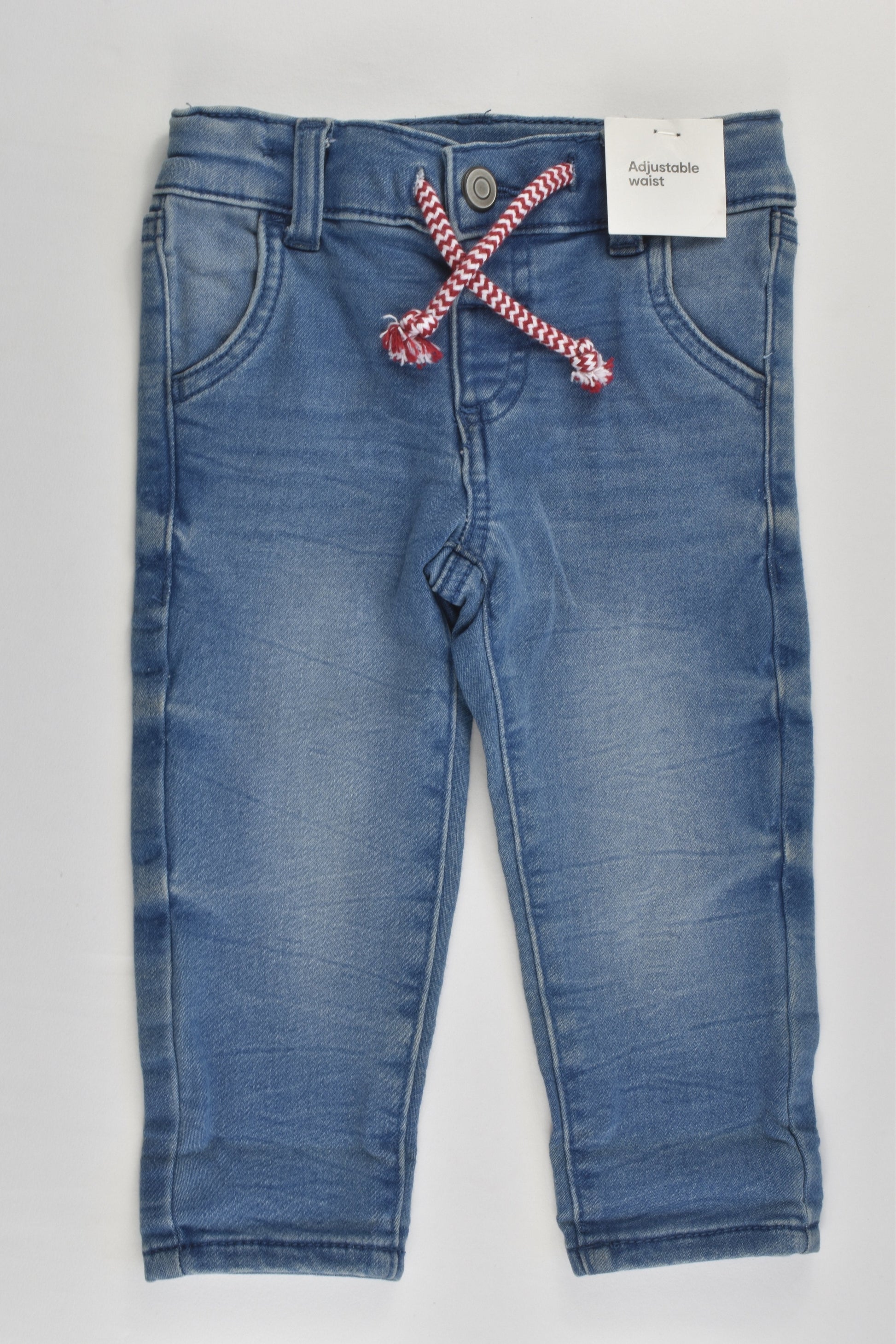 NEW Anko Size 00 (3-6 months) Very Stretchy Denim-like Pants