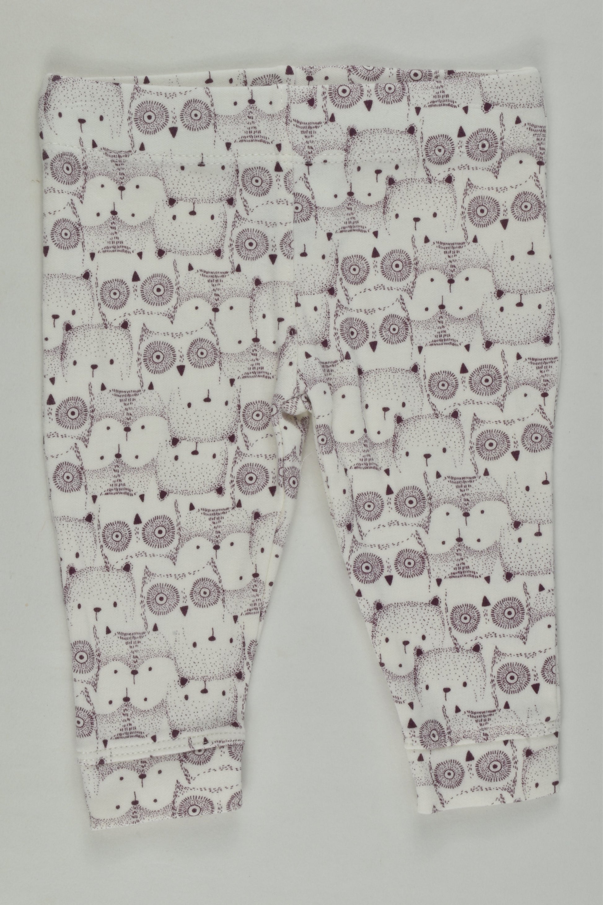 NEW Anko Size 0000 Organic Forest Animals Pants