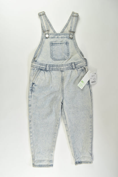 NEW Anko Size 4 Acid Wash Denim Overalls