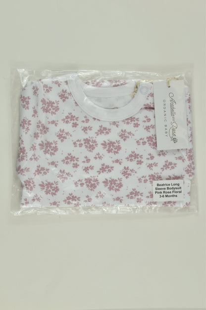 NEW Arabella and Rose Size 00 Organic Floral Bodysuit