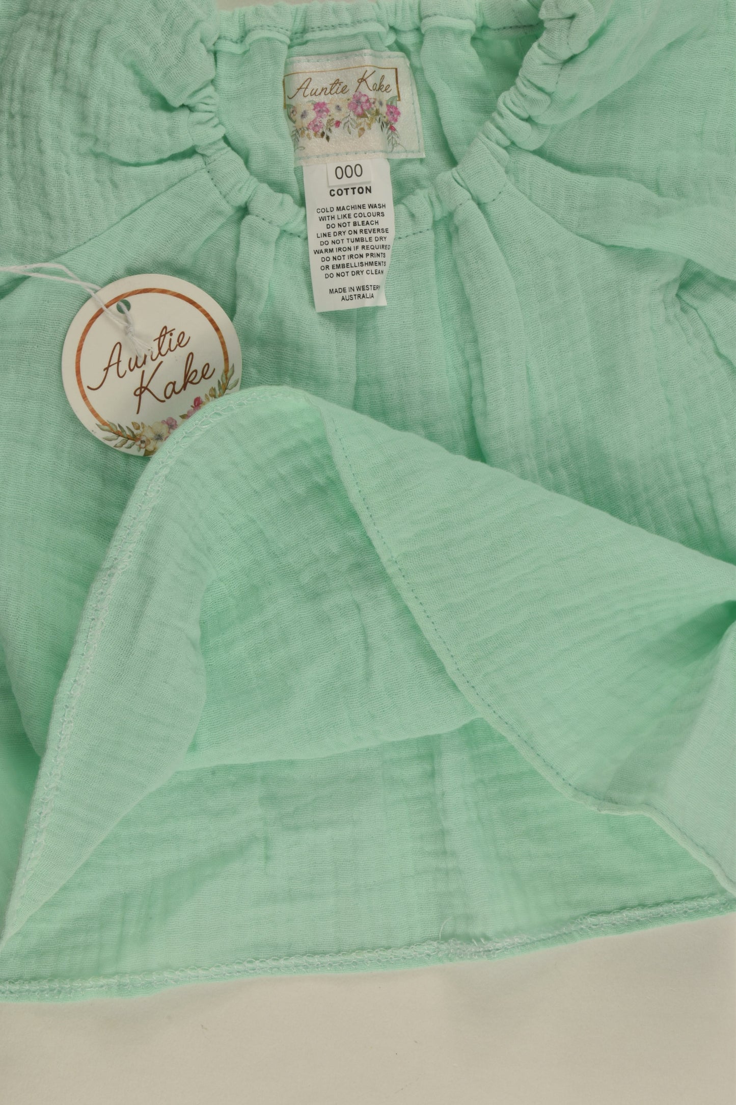 NEW Auntie Kake Size 000 Muslin Blouse