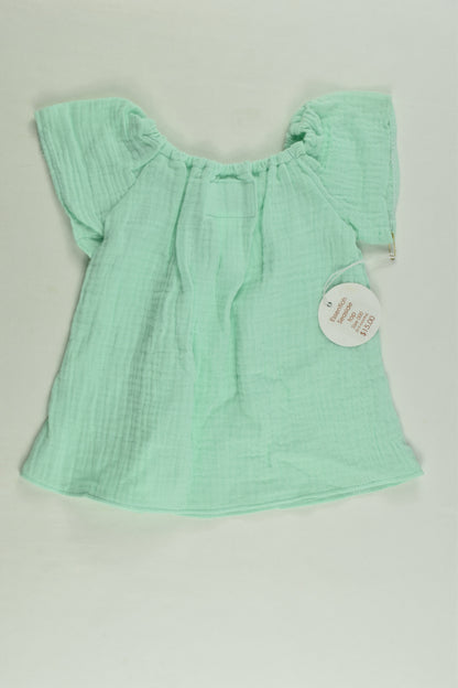 NEW Auntie Kake Size 000 Muslin Blouse