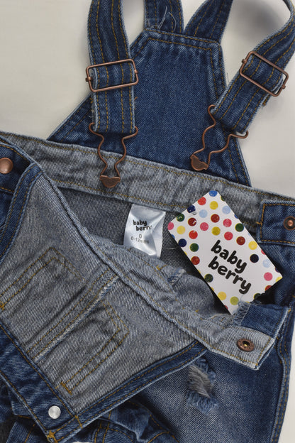 NEW Baby Berry Size 0 Short Denim Overalls