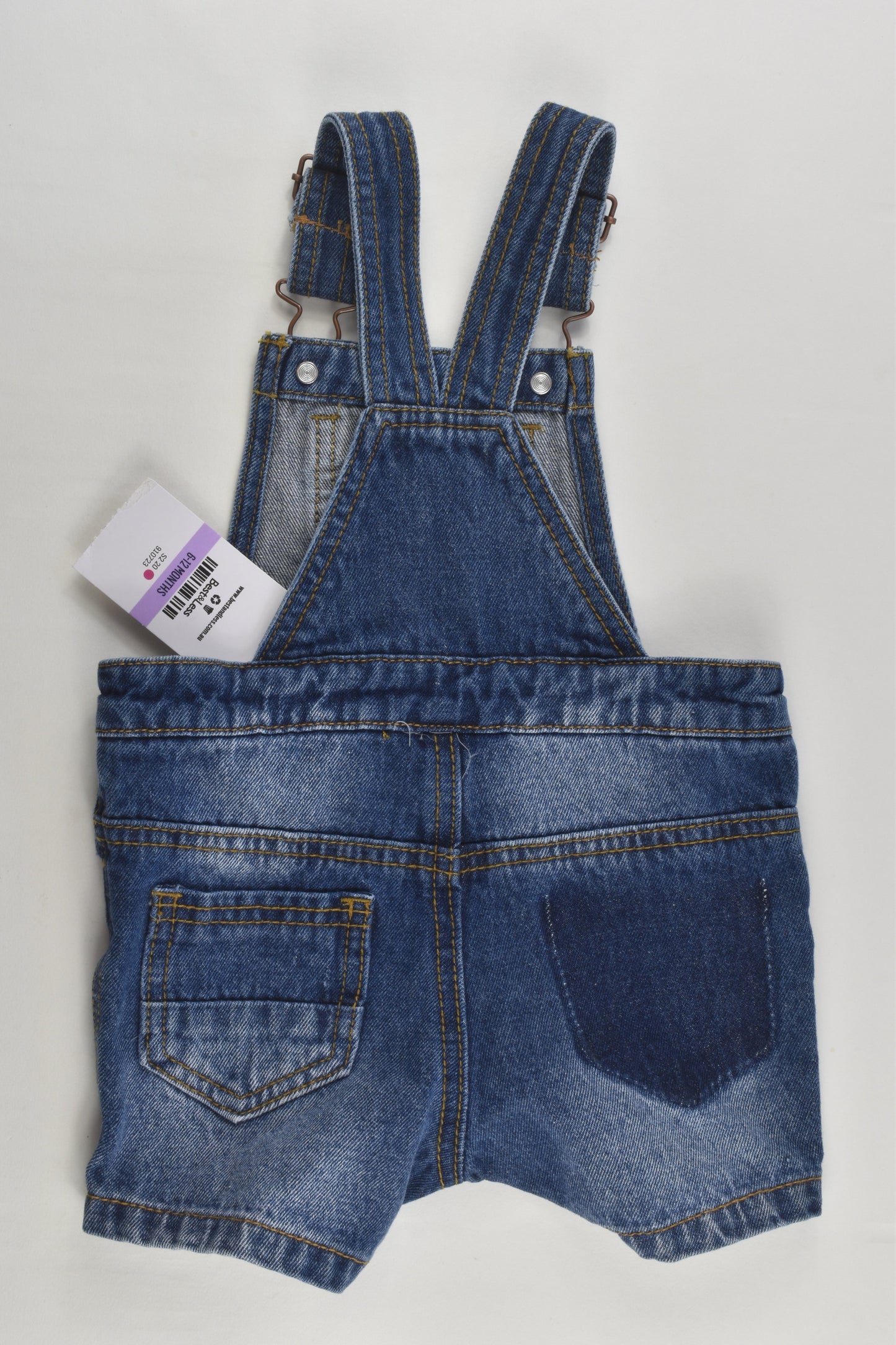 NEW Baby Berry Size 0 Short Denim Overalls