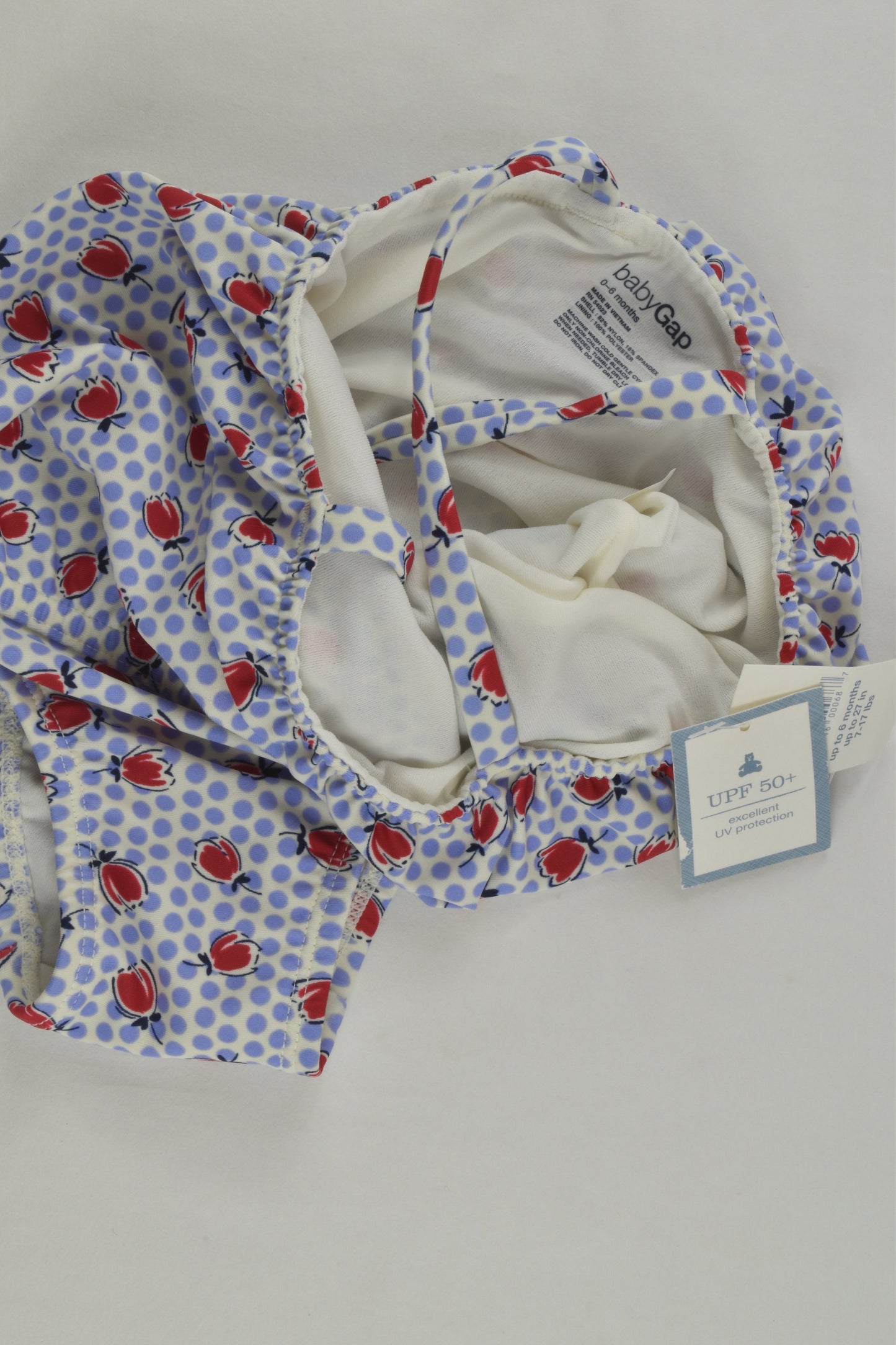 NEW Baby Gap Size 000-00 (0-6 months) Lined Bathers