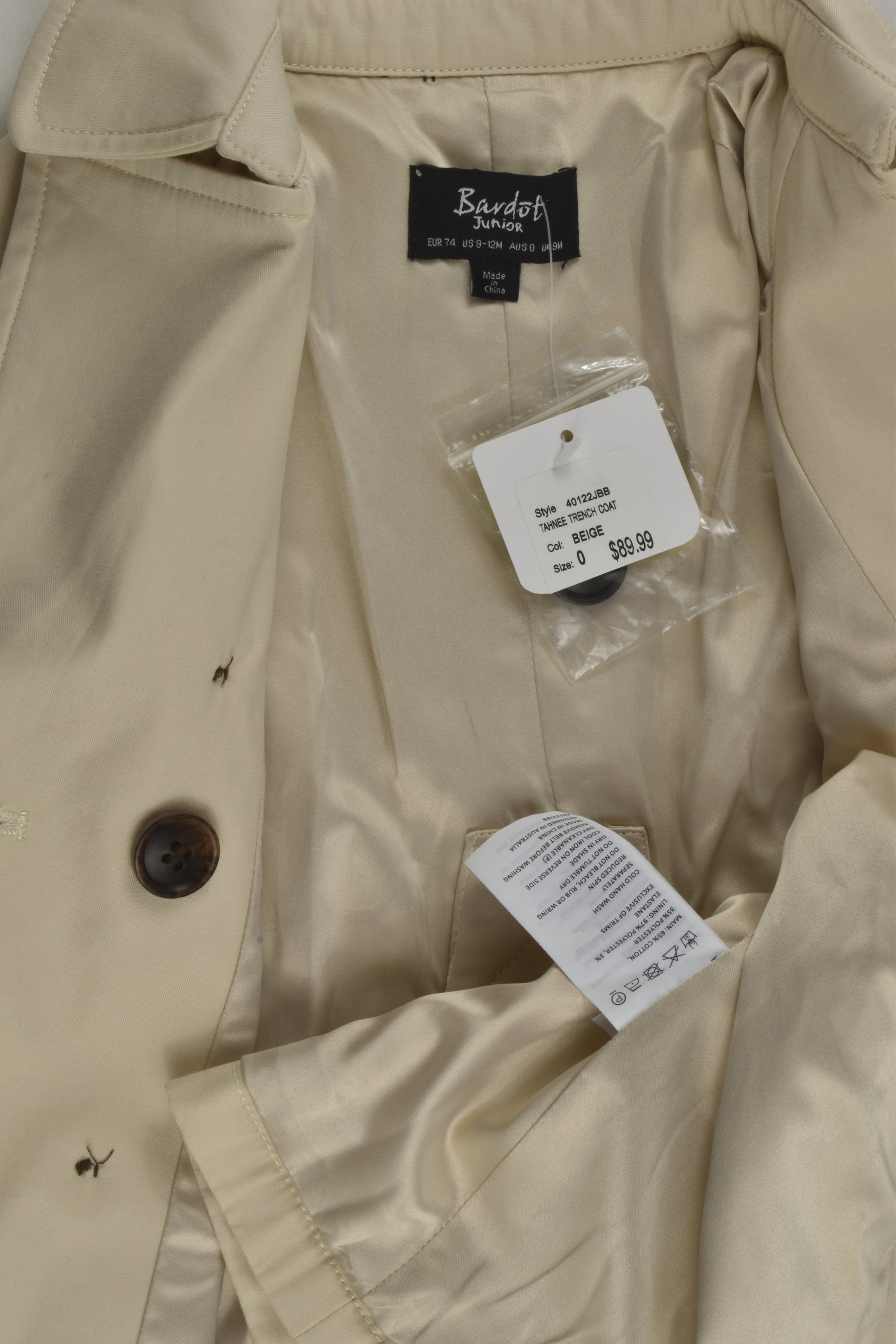 NEW Bardot Juniot Size 0 Jacket