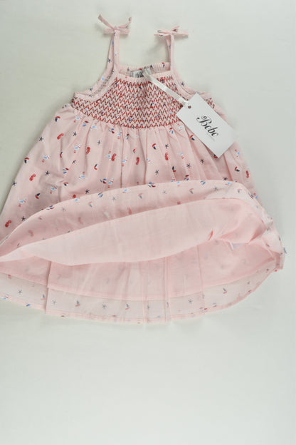 NEW Bébé by Minihaha Size 0 (9 months) Lined Smocked Dress