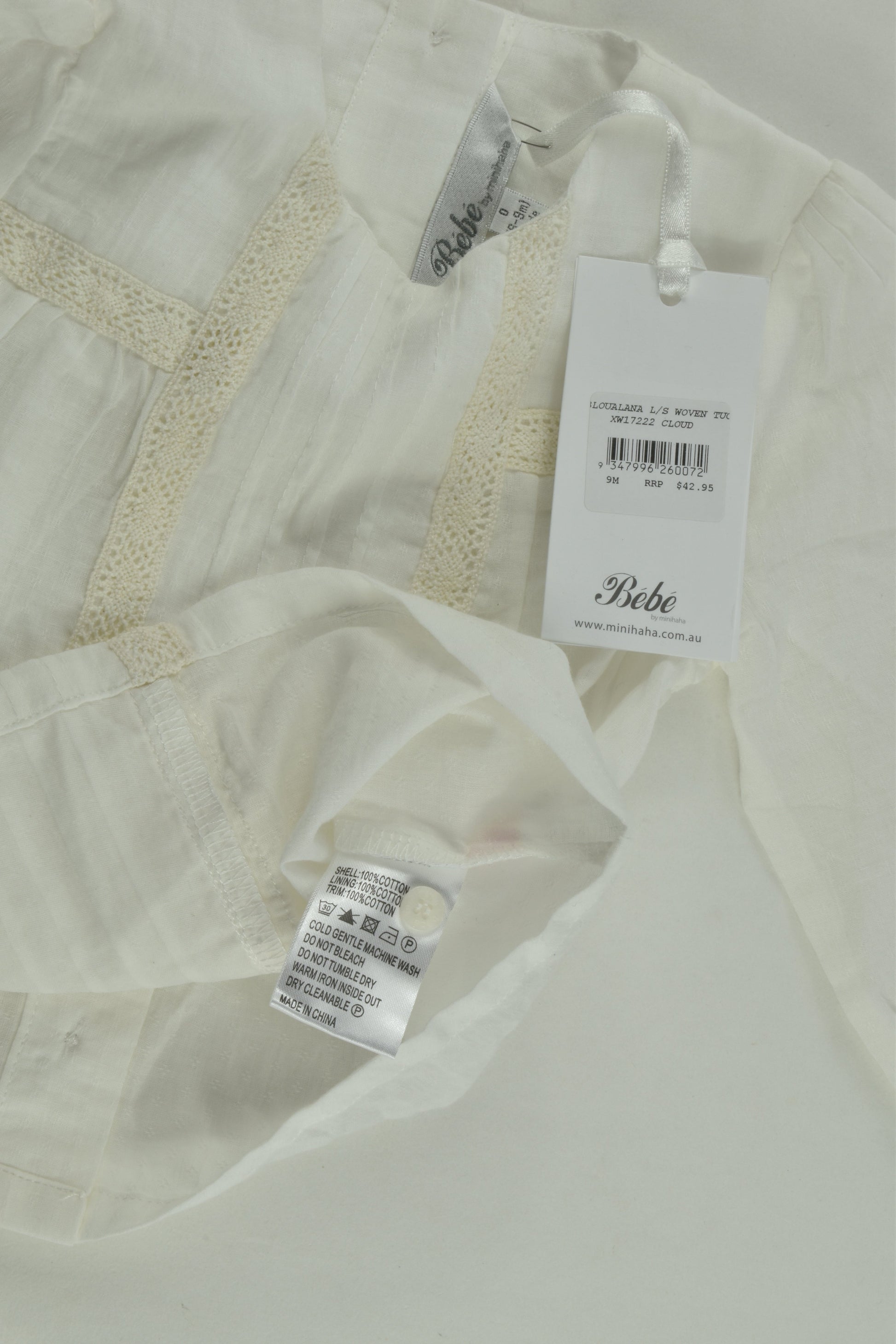 NEW Bébé by Minihaha Size 0 Blouse