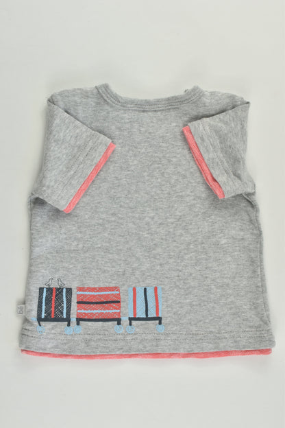 NEW Bébé by Minihaha Size 00 (3-6 months) Train T-shirt