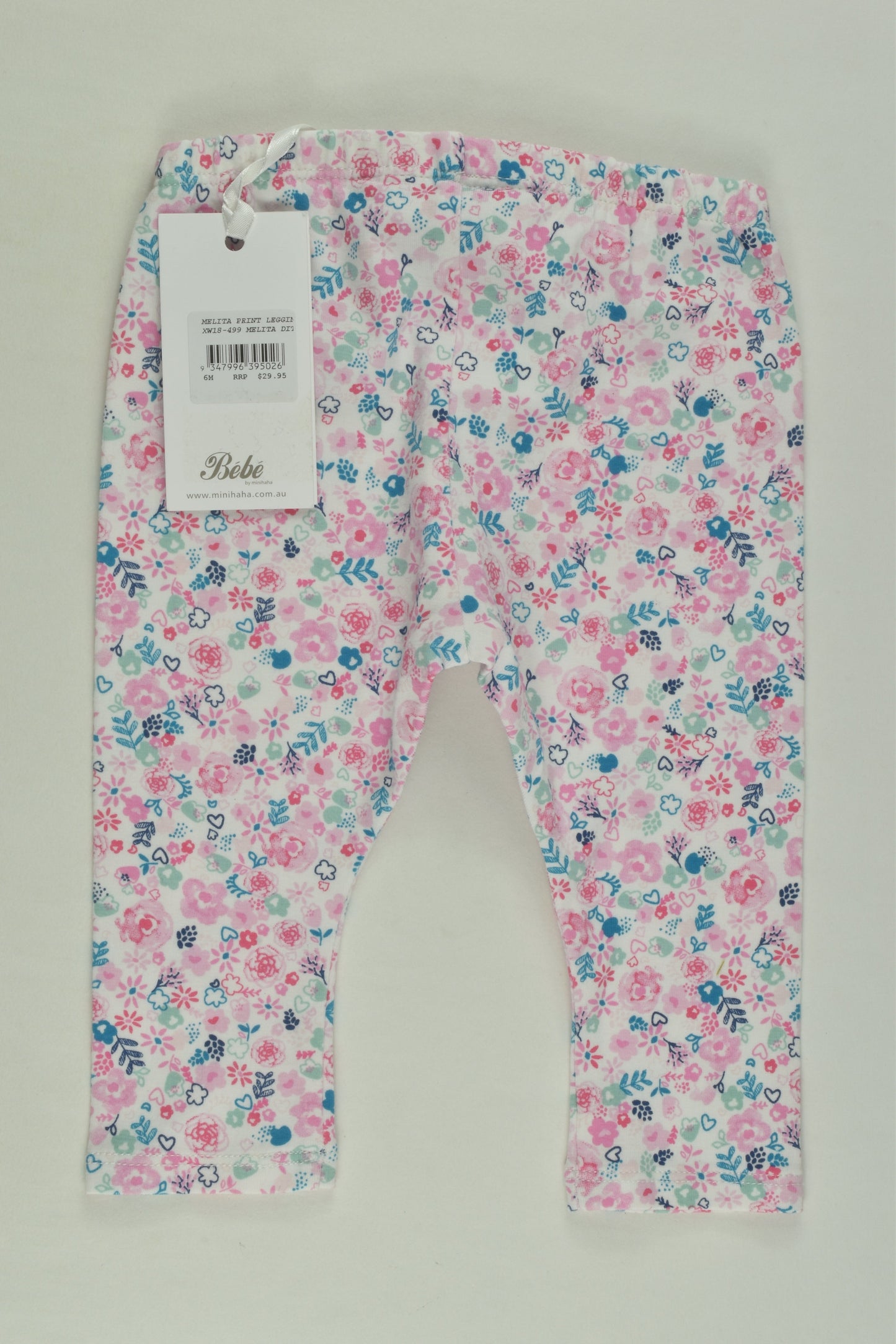 NEW Bébé by Minihaha Size 00 Floral Leggings