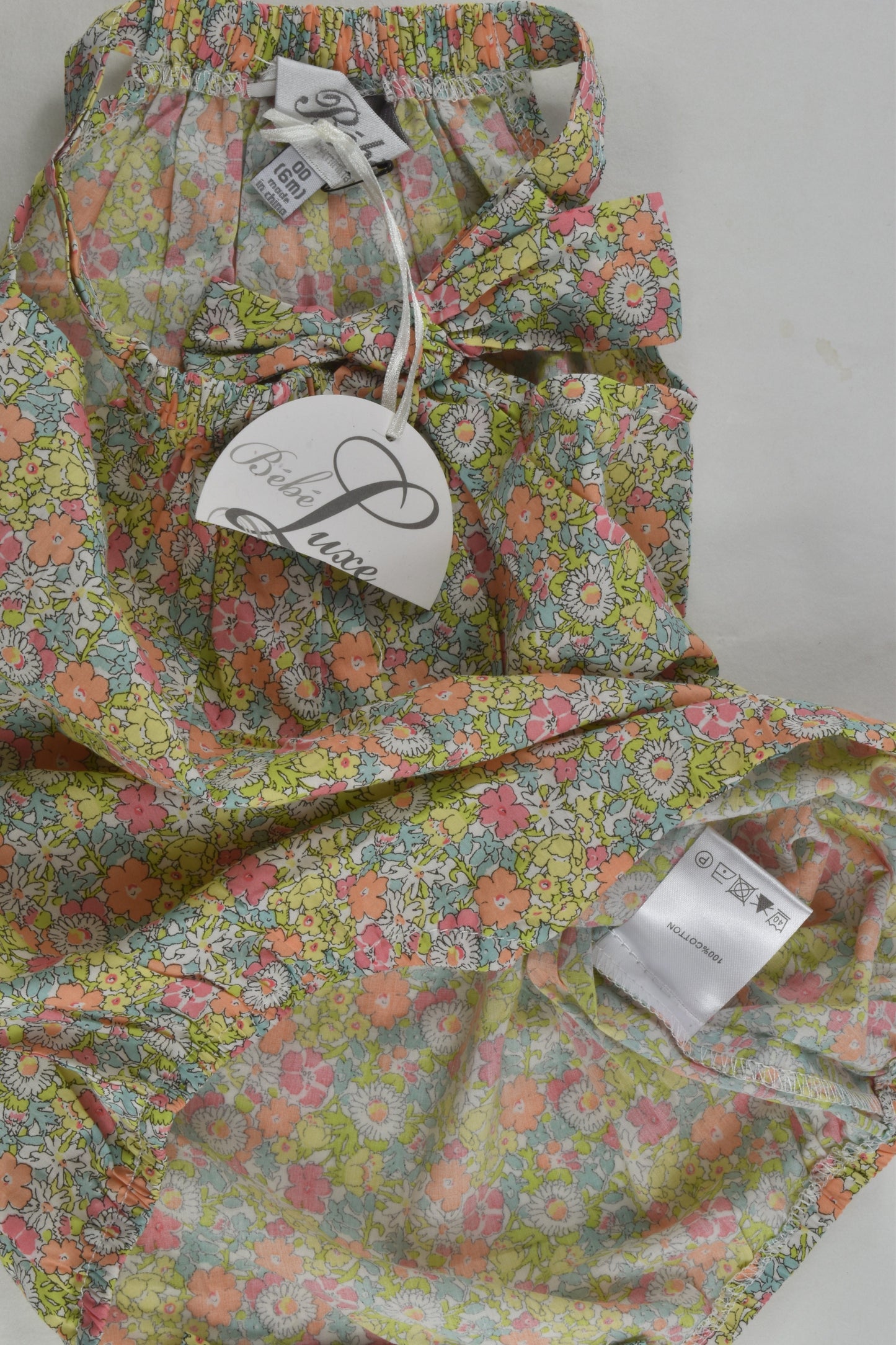 NEW Bébé by Minihaha Size 00 Liberty Print Short Romper
