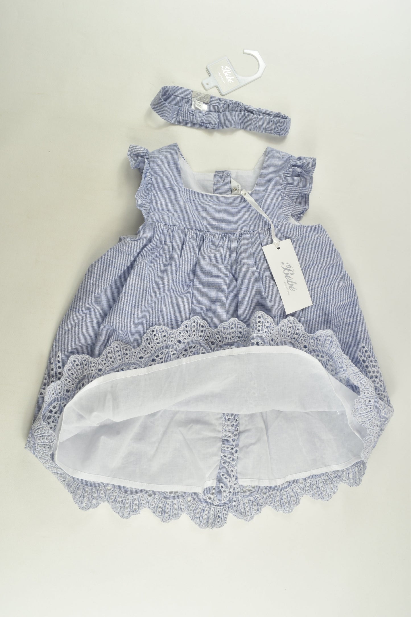 NEW Bébé by Minihaha Size 1 Dress and Headband