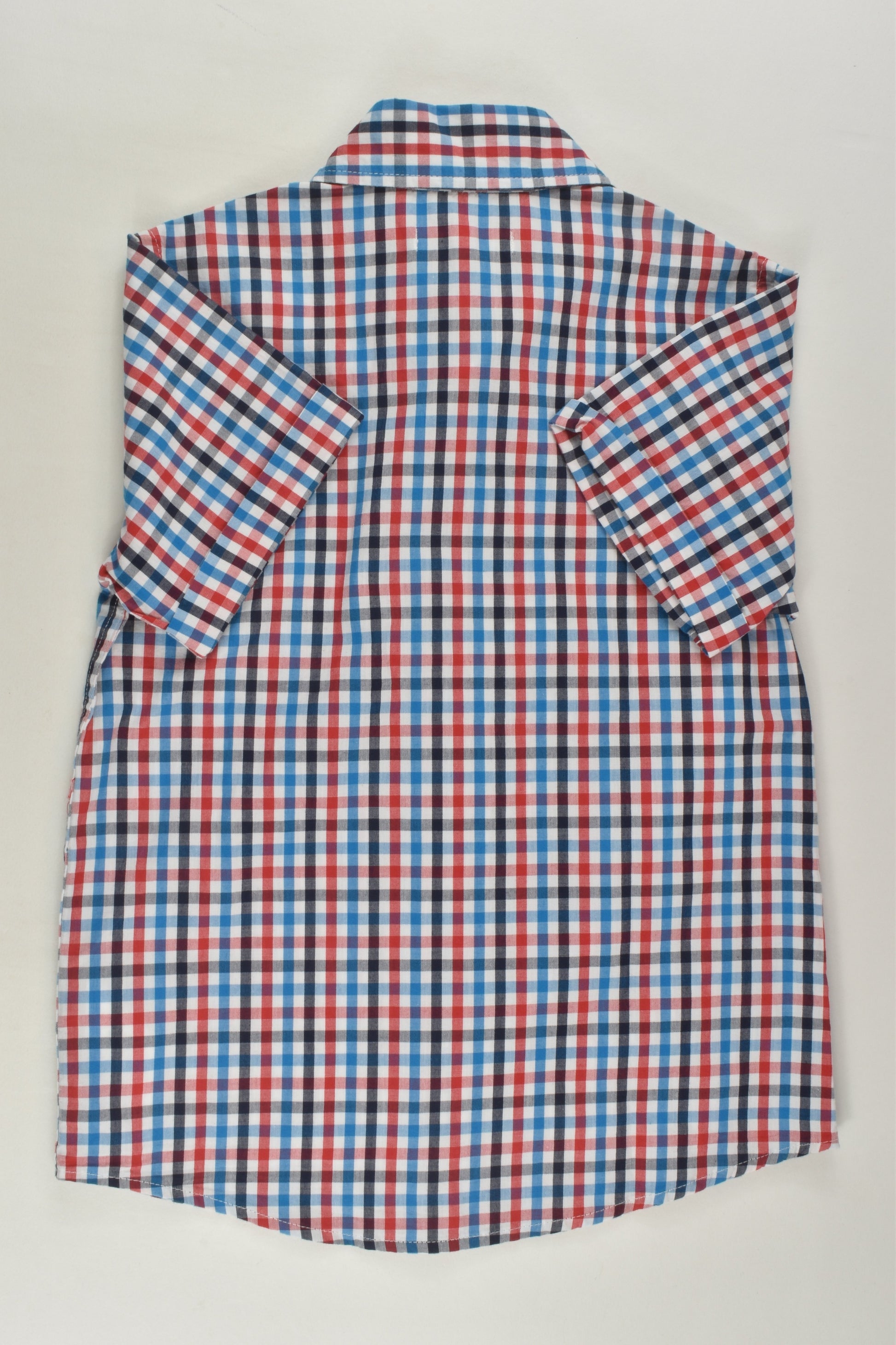 NEW Bluezoo Size 4-5 Checked T-Rex Shirt