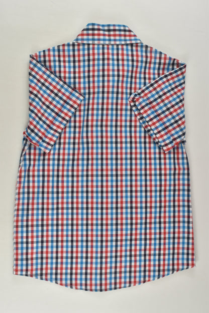 NEW Bluezoo Size 4-5 Checked T-Rex Shirt