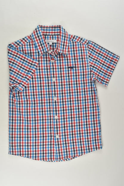 NEW Bluezoo Size 4-5 Checked T-Rex Shirt