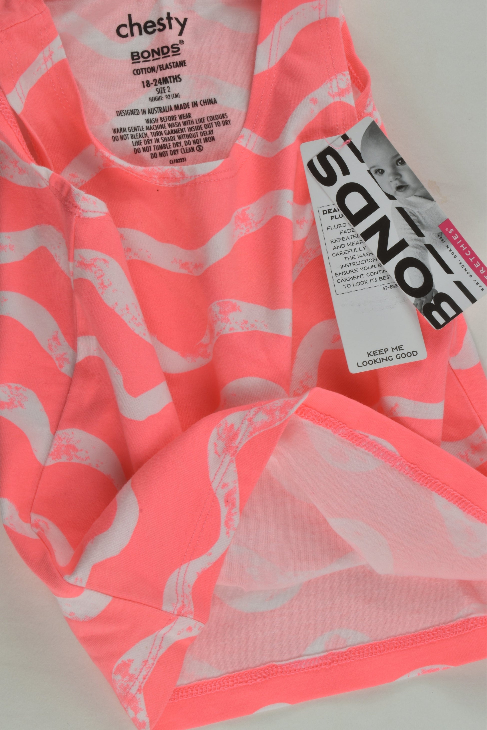 NEW Bonds Chesty Size 2 Chesty Tank Top