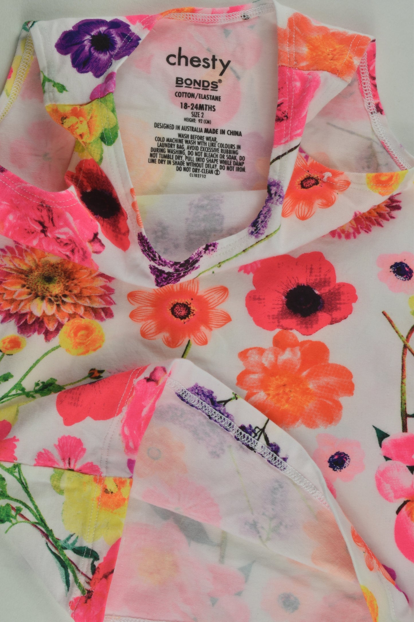 NEW Bonds Chesty Size 2 Chesty Tank Top