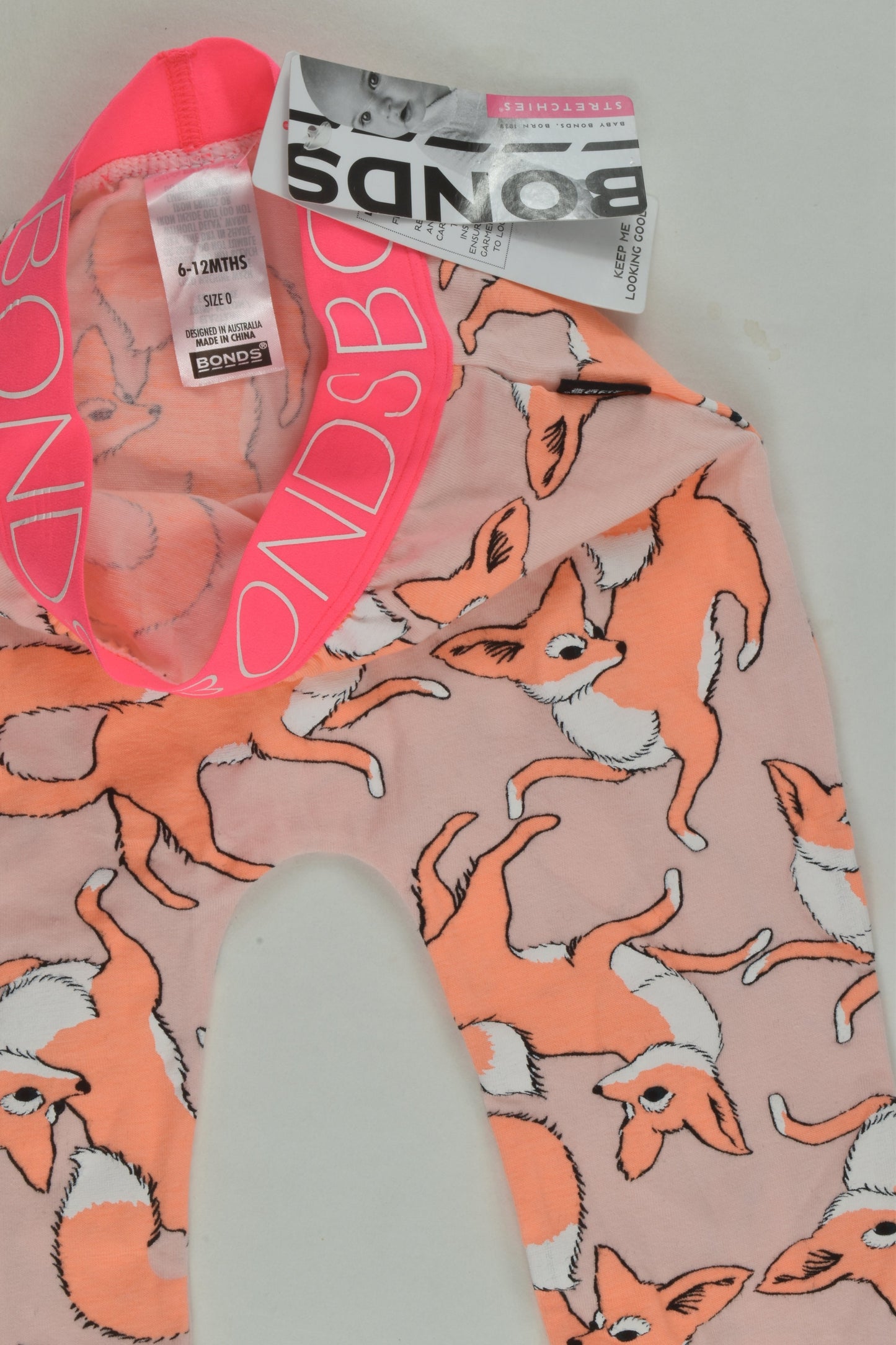 NEW Bonds Size 0 Fox Leggings