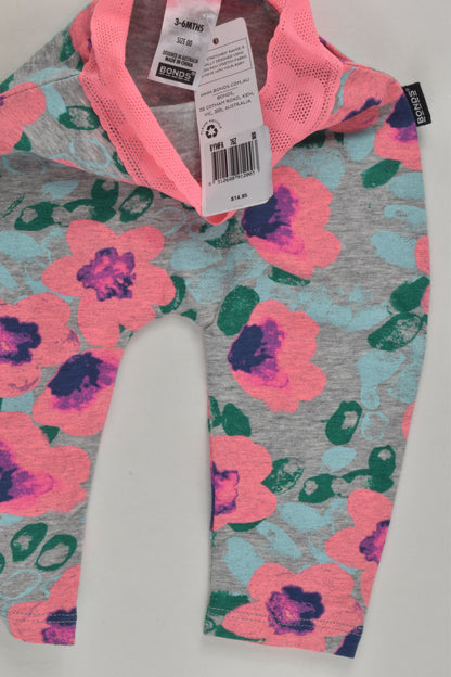 NEW Bonds Size 00 Floral Leggings